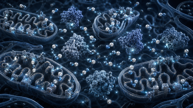 Scientific visualization of mitochondrial energy exchange and cellular redox cofactors