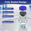 Bacteriostatic water 5mL vial with sealed-cap construction diagram