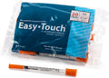 EasyTouch U-100 syringe package, 30G, 1mL, 5/16 inch, 10 pack