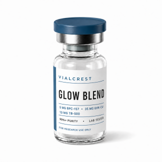 Vialcrest GLOW Blend peptide vial